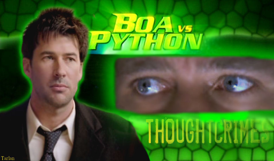 Boa vs Python - Thoughtcrimes by Tarlan
Emmett and Brendan Dean
Keywords: boa_vs_python_art