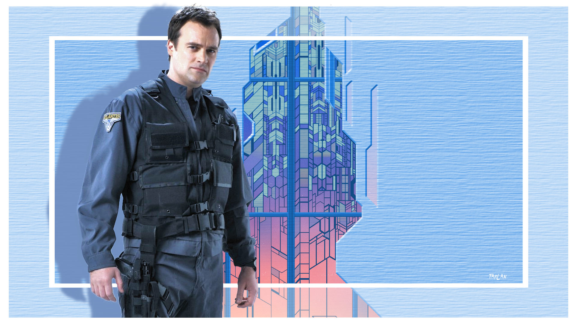 Rodney McKay - Stargate Atlantis by Tarlan
Background artwork original by RogueDragon
Keywords: art_digital_manip;stargate_atlantis_art;stargate_atlantis_wpr