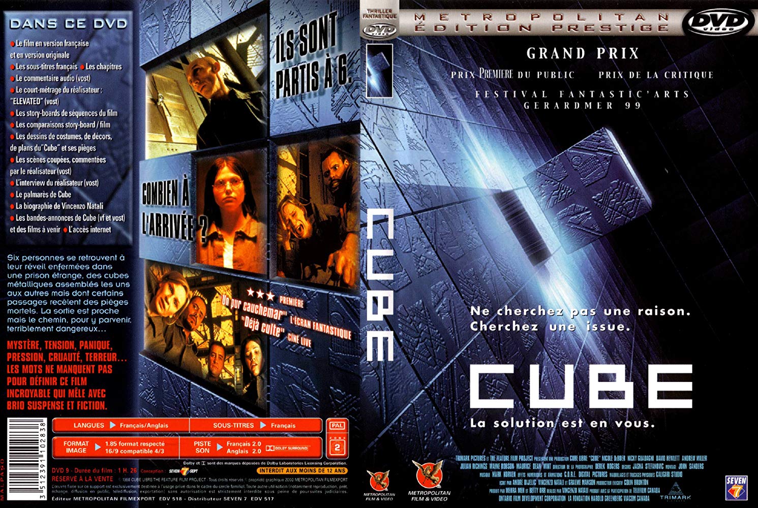 Cube - French DVD Cover
Keywords: media_cover;cube_media