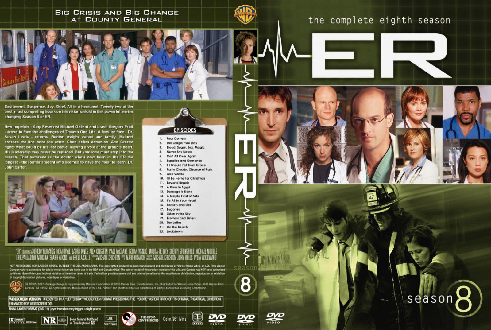 E.R. Season 8 - DVD Cover
Keywords: er_804_media;media_cover