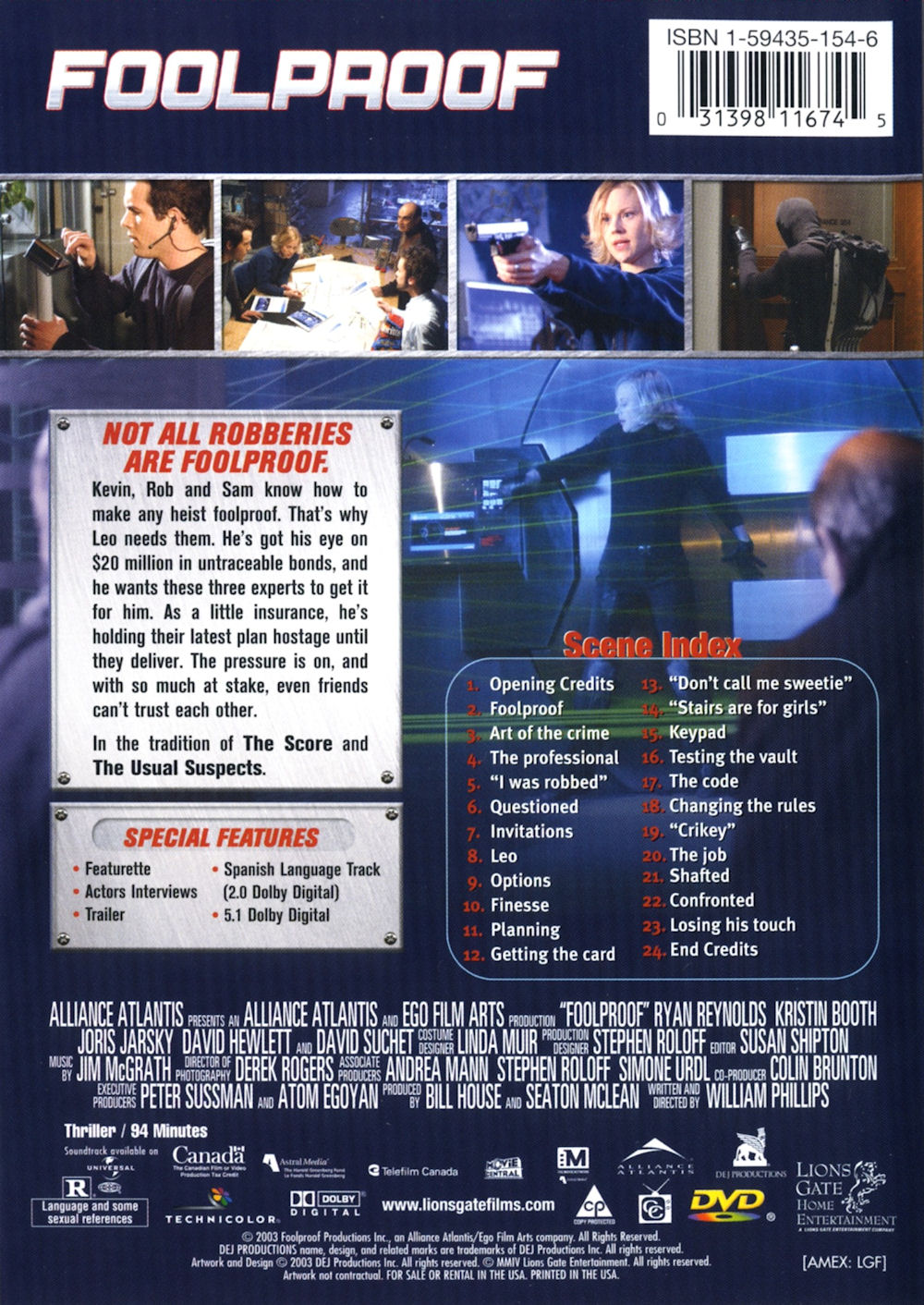 Foolproof - DVD Cover - Back
Keywords: foolproof_media;media_cover