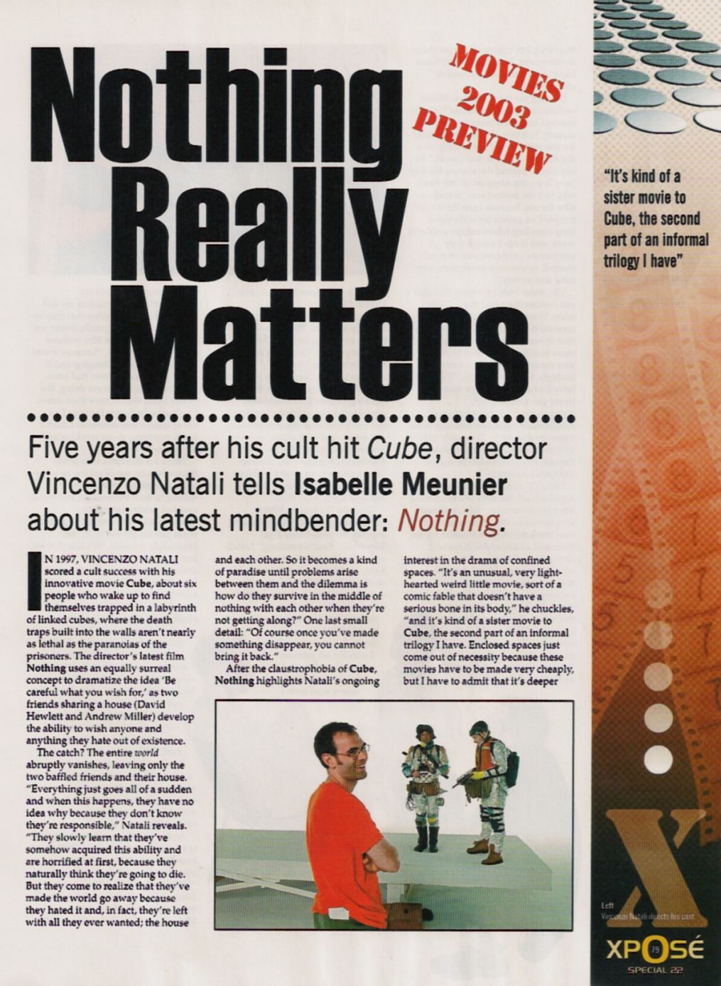 Xpose Special #22 - 2003 - Nothing Really Matters - Page 2
Keywords: nothing_media