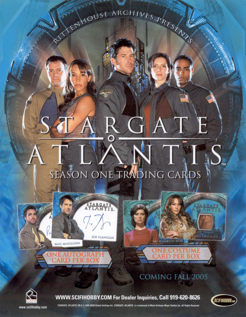  Stargate Atlantis - Season 2 - Trading Card Promotion Sheet - Front
Keywords: media_promo