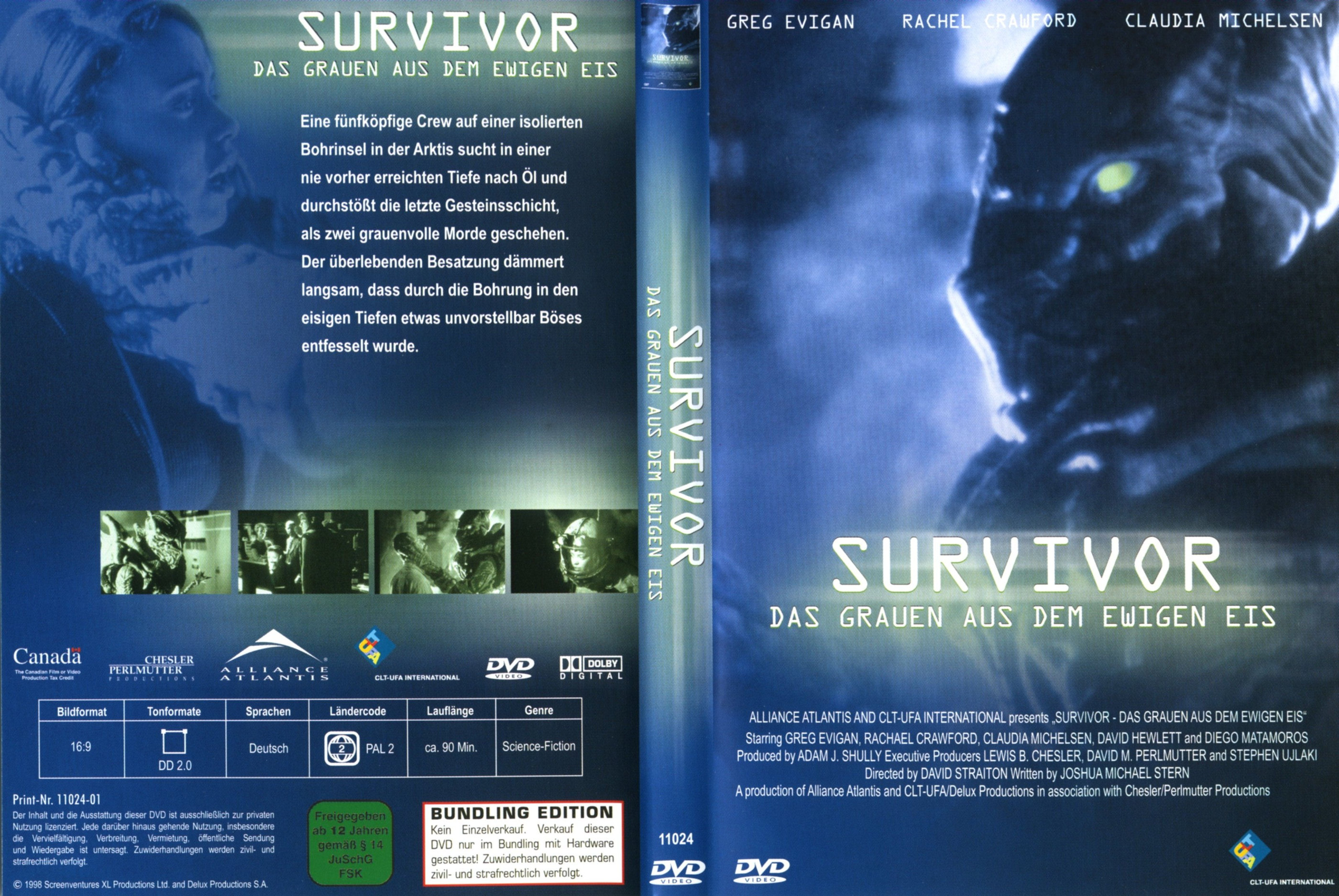 Survivor - DVD Cover - GERMAN Version
Das Grauen Aus Dem Ewigen Eis
Keywords: ;media_cover;survivor_media