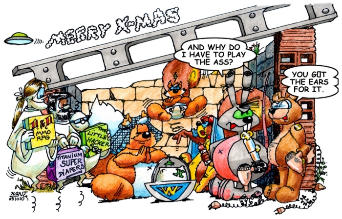 Xmas 2010 Nativity: Artwork by Kand