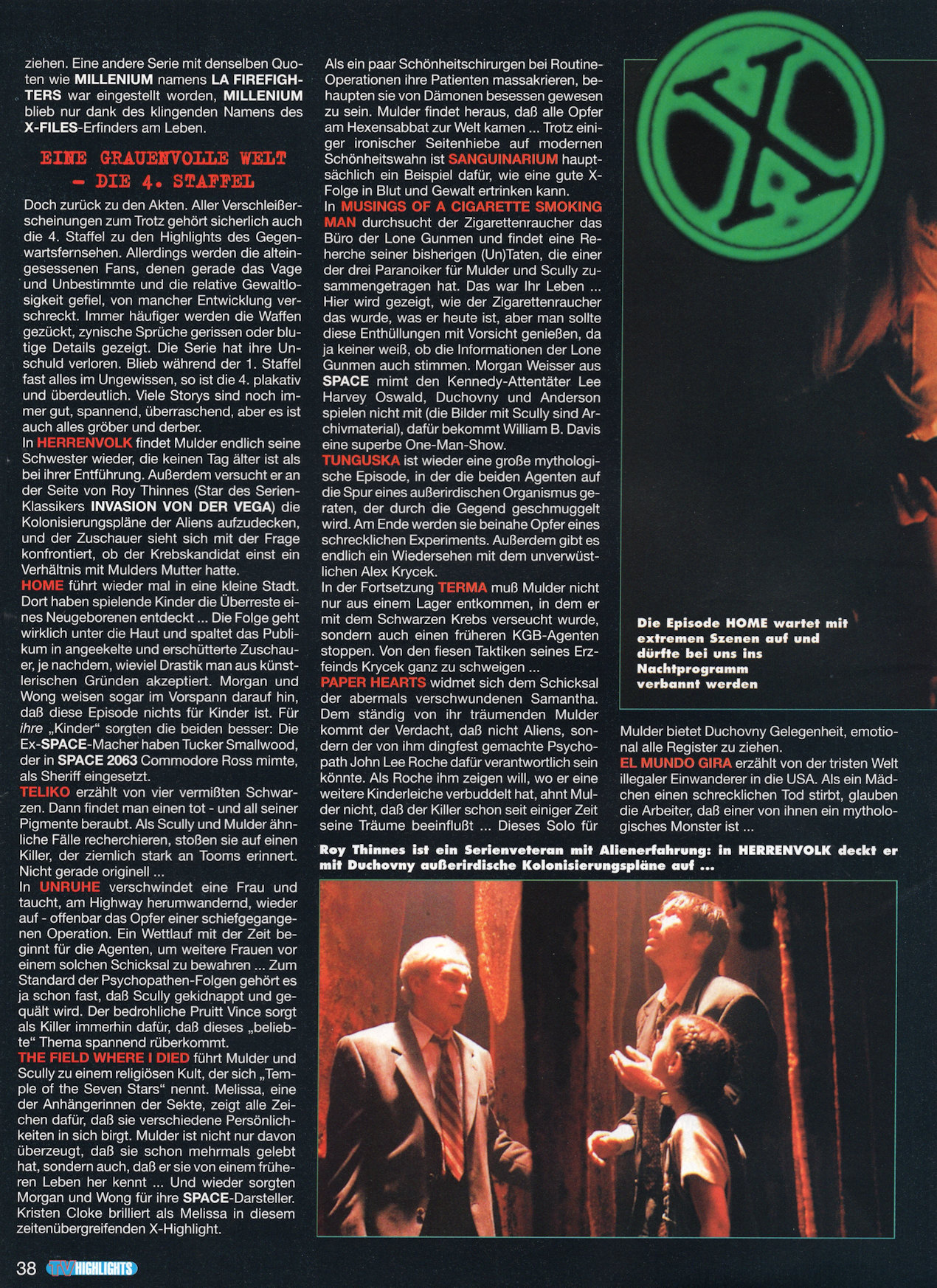 TV Highlights AUG 1997 - Eine Erschreckende Zukunft - Page 08
Keywords: xfiles_media