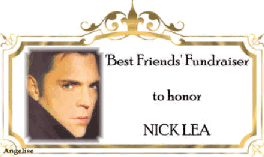 Best Friends Fundraiser link to Thank you Nick site